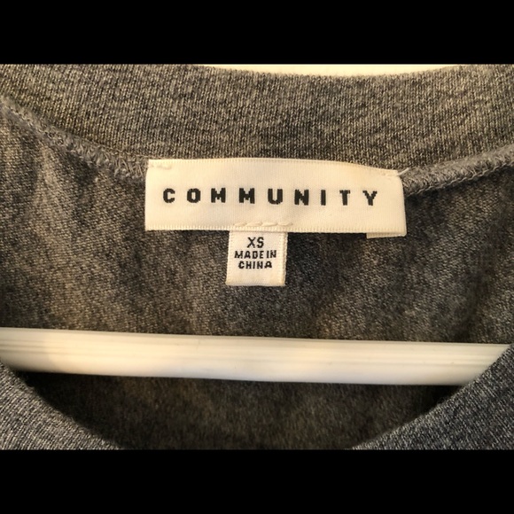 Aritzia Community open dress in grey - Picture 3 of 3